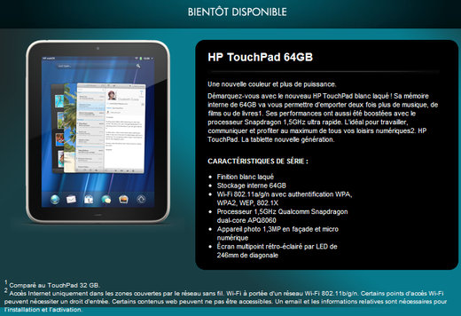      HP TouchPad 64GB